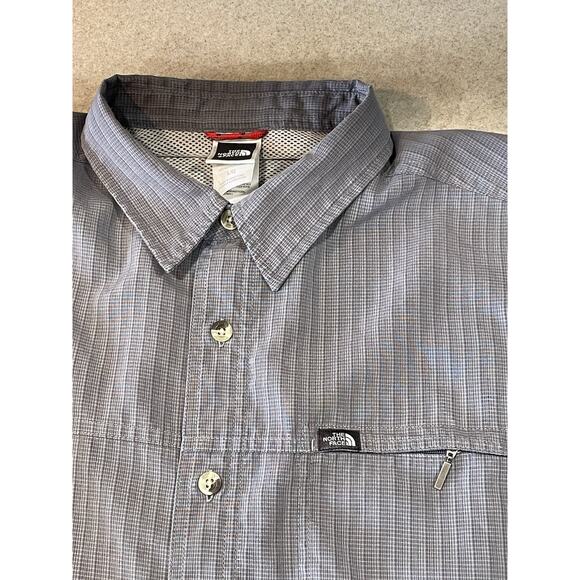 The North Face ATH6 Button Front Quick Dry Long Sleeve Gray Shirt Men’s Large - Picture 10 of 15